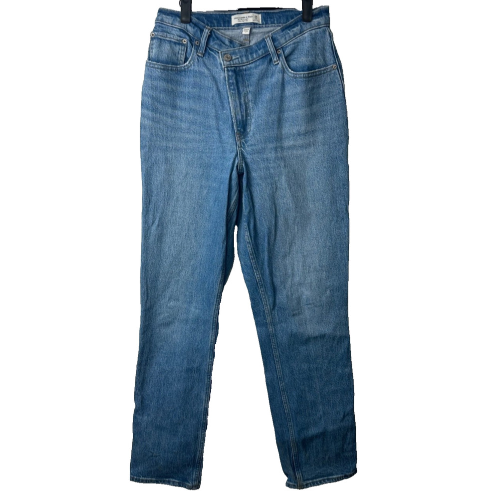Abercrombie & Fitch 90s Straight Ultra High Rise Curve Love 28/6L Jeans C17